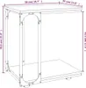 vidaXL Tavolino con rotelle Sonoma 50x35x55,5 cm in Anteprima dell’immagine prodotto 8