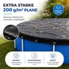 Poolabdeckung rund – Extra starke 200 g/m² Poolplane Produktbild-Vorschau 8