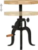 Beistelltisch 45 x (45-62) cm Massivholz Mango und Produktbild-Vorschau 6