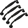 4er Set Möbelgriff Schwarz 128 mm - Mattschwarze Produktbild-Vorschau 1