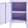An open purple nightstand with two shelves, shown against a white background. Náhľad obrázku produktu