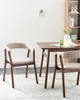 BELIANI Esszimmerstuhl 2er Set Beige Stoffbezug Gepolstert Produktbild-Vorschau 2