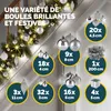 DEUBA® vánoční ozdoby 103ks Ø 3-8cm plastové matné lesklé Náhled obrázku produktu 3