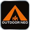 A logo for an outdoor brand with a tent and campfire graphic, along with the brand name. Náhľad obrázku produktu