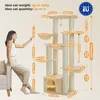 PAWZ Road Kratzbaum Grosse Katzen stabil mit 11cm Stämme, Produktbild-Vorschau 3