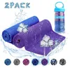 2 Stücke Kühlendes Sporthandtuch Fitness Abkühlung Handtuch Produktbild-Vorschau 1