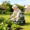 Outsunny Kniebank Klappbar Gartenhocker mit Kniekissen, Produktbild-Vorschau 2