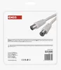 Anténní koaxiální kabel stíněný 15m – rovné vidlice Voir les images du produit