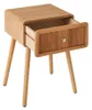 CALICOSY - Chevet 1 tiroir avec façades lamellées H52 cm - Voir les images du produit 7