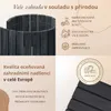 Floranica vysoký dřevěný plot 40 x 100 cm antracit, Náhled obrázku produktu 3