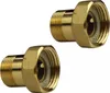 Two brass fittings are shown against a white background. Produktbild-Vorschau