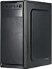A black computer tower case is shown from a front-side angle against a light gray background. Anteprima dell’immagine prodotto
