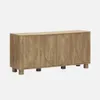 sweeek - Sideboard mit Holzdekor und 4 Türen 155 cm - Produktbild-Vorschau 1