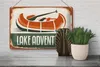 Blechschild Retro 30x20cm lake adventure Outdoor Produktbild-Vorschau 5