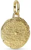 A gold charm with engraved text and a star. Produktbild-Vorschau