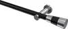 Interdeco Gardinenstange / Vorhangstange Schwarz / Chrom, Produktbild-Vorschau 1