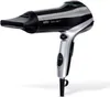 A professional studio shot of a black and silver Braun Satin Hair 7 hairdryer against a white background. Produktbild-Vorschau