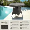 tectake® Aluminium Gartentisch wetterfest und UV-beständig Produktbild-Vorschau 2