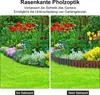 TolleTour 20 Stück Rasenkante Holzoptik Beeteinfassung Produktbild-Vorschau 6