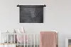 MuchoWow® Wandteppich Wandbehang Beton - Schwarz - Riss Produktbild-Vorschau 2