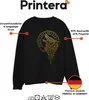 Viking Wolf Nordic Fenrir Runes Wolf Head Celtic Gold Uni Náhled obrázku produktu 4