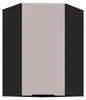 Küchen Eckhängeschrank 60x60 cm Küche ARONA Kaschmir beige Produktbild-Vorschau 1