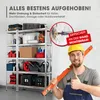 EASYmaxx Schwerlastregal-Set mit 5 belastbaren Holzböden - Produktbild-Vorschau 8