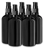 5x Schwarze Glasflasche 100 ml mit schwarzer Pumpe Produktbild-Vorschau 1