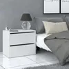 STIV Meble | Szafka na buty z 2 klapami | Biały Mat | 60 cm Podgląd zdjęcia produktu 6