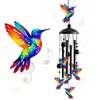 Windspiel Garten 36 Zoll Kolibri Design, Metall Aluminium Produktbild-Vorschau 2