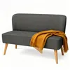 BEALIFE Polsterbank 119x56x78 cm aus Cord | Mit 23 cm Produktbild-Vorschau 2