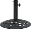Sonnenschirmständer Schwarz Bronze 9 kg 40 cm Gusseisen Produktbild-Vorschau 1