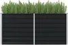 DELUKE® Hochbeet für Garten OSKAR Anthrazit | 160x80x77cm | Produktbild-Vorschau 3