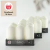 HOFER Stumpenkerzen Set 60 x 120 mm - 18 Stück - elfenbein, Produktbild-Vorschau 4