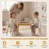 Table pour enfants AIYAPLAY avec 2 chaises, ensemble de Voir les images du produit 4