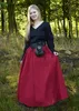 Mittelalter Bluse Aila mit Schnürung, schwarz  aus Produktbild-Vorschau 2