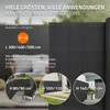 ECD Germany PVC rohož 140x600 cm, antracitová, odolná proti Náhled obrázku produktu 5