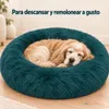 IvoQ Cama Donut para Perros 100 cm - Cojín Mullido para Vista previa de la imagen del producto 7