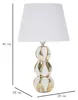Mauro Ferretti Tischlampe Glam Bälle weiß gold 28x46 cm Produktbild-Vorschau 6