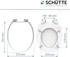 SCHÜTTE MDF WC sedadlo SPIRIT WHITE, WC sedadlo s mäkkým Náhľad obrázku produktu 7
