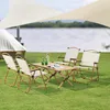 Gartenmöbelset ‘Botrugno’ 5-tlg. aus Textilgewebe Beige Produktbild-Vorschau 1