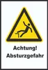 Achtung Absturzgefahr A3 (297x420mm) Schild Produktbild-Vorschau 1