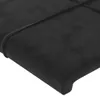 vidaXL Kopfteil Schwarz 90x5x78/88 cm Samt Produktbild-Vorschau 4