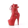 ADORE-1043 Herren Booties von Pleaser, Rot  , EU 38, US 8 Produktbild-Vorschau 3