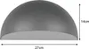 LED Downlight Außenwandleuchte Anthrazit 27cm breit für Produktbild-Vorschau 4