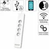 Hama WLAN-Steckdosenleiste 4-fach, ohne Hub, 4-fach USB Produktbild-Vorschau 5