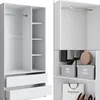 Vicco Kleiderschrank Elmo, 100 x 200 cm 2er Set, Weiß Produktbild-Vorschau 6