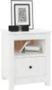vidaXL Stolik nocny biały 40x35x49 cm lite drewno sosnowe Podgląd zdjęcia produktu 4