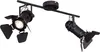 Globo Lighting Strahler Metall schwarz, 2x GU10 Produktbild-Vorschau 1