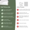 A product image showing a roll of white winter fleece and a list of its features and benefits, contrasted with 'Other Products'. Produktbild-Vorschau